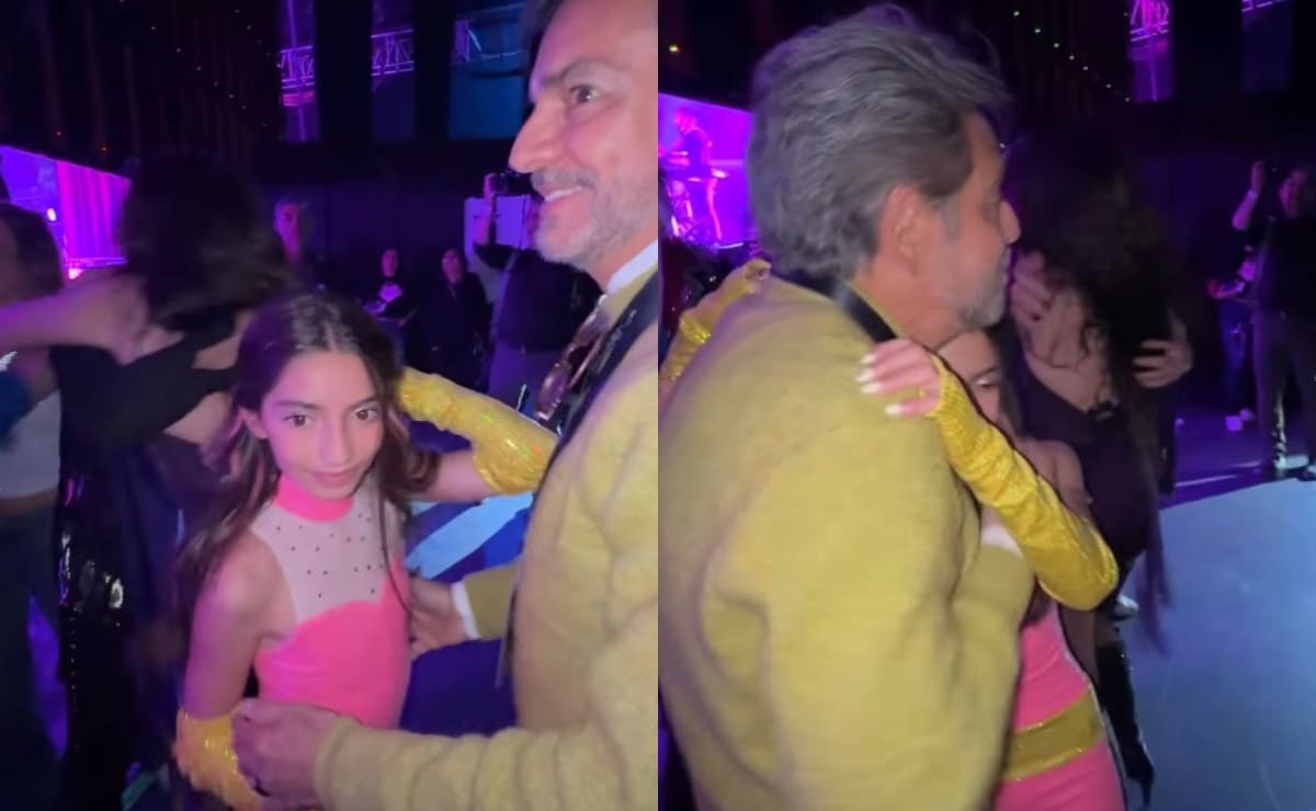Eugenio Derbez con su hija Aitana. (Foto: Instagram)