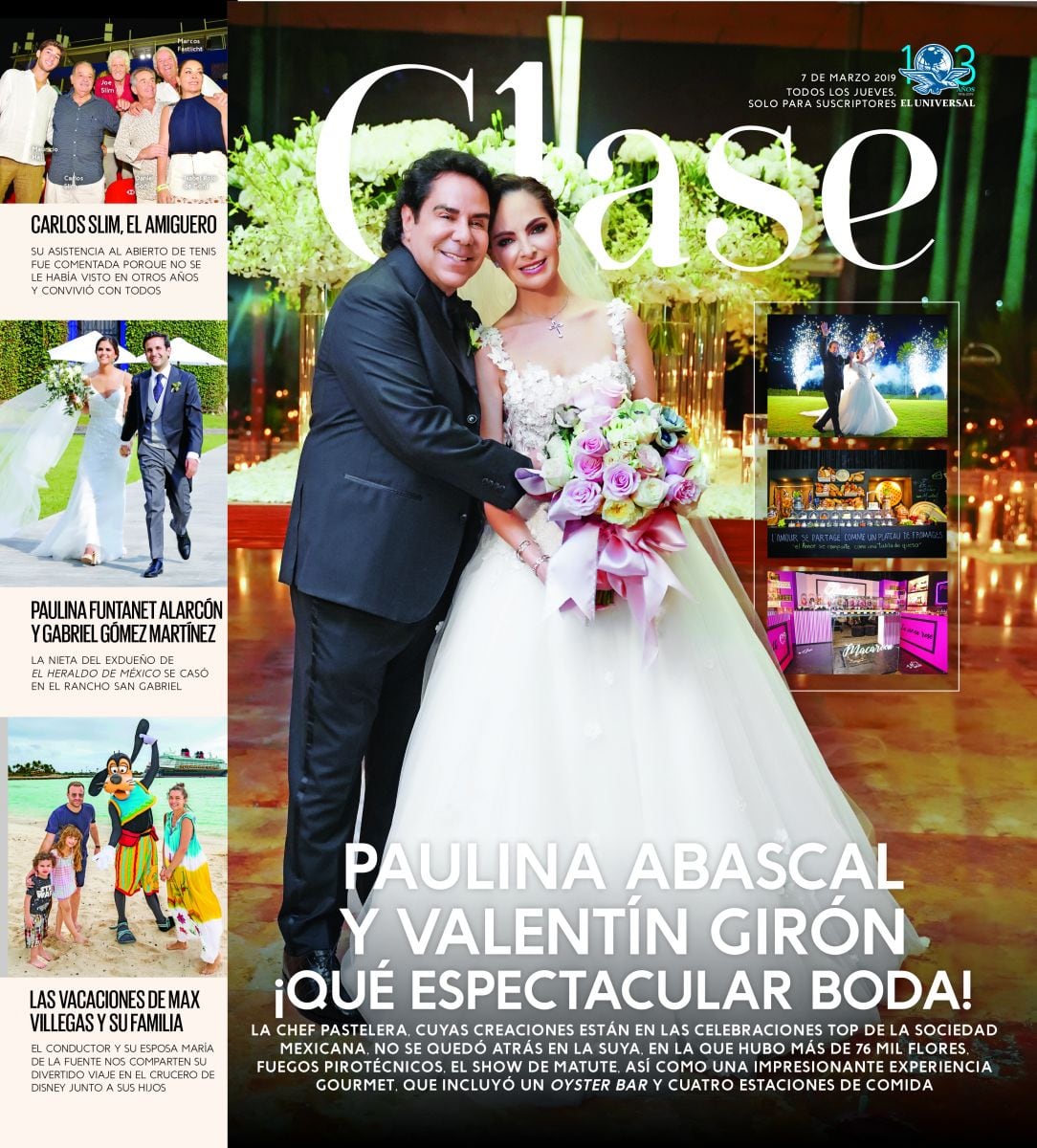 Paulina Abascal y Valentín Girón ¡qué espectacular boda! 