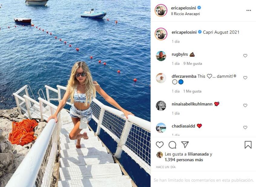 Erica Pelosini se disculpa con Eugenia de York por estar topless junto a Jack Brooksbank