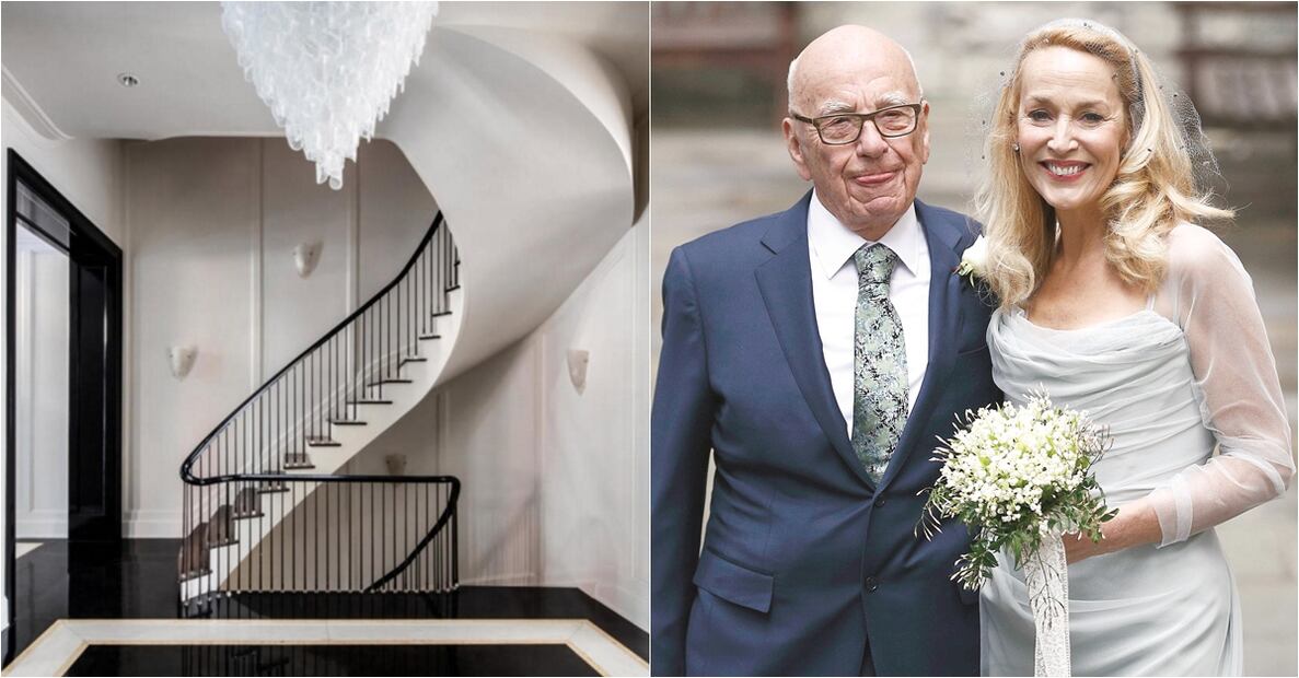 Así es el lujoso departamento de Rupert Murdoch, el magnate de los medios