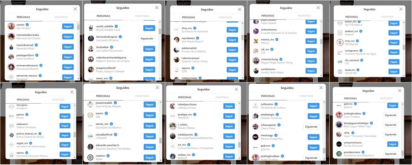 Enrique Peña Nieto ya no sigue a Angélica en Instagram, pero ella a él sí 