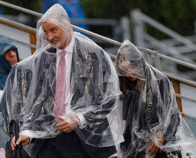 El rey Felipe VI de España en la inauguración de los Juegos Olímpicos de París 2024 / Foto: AFP