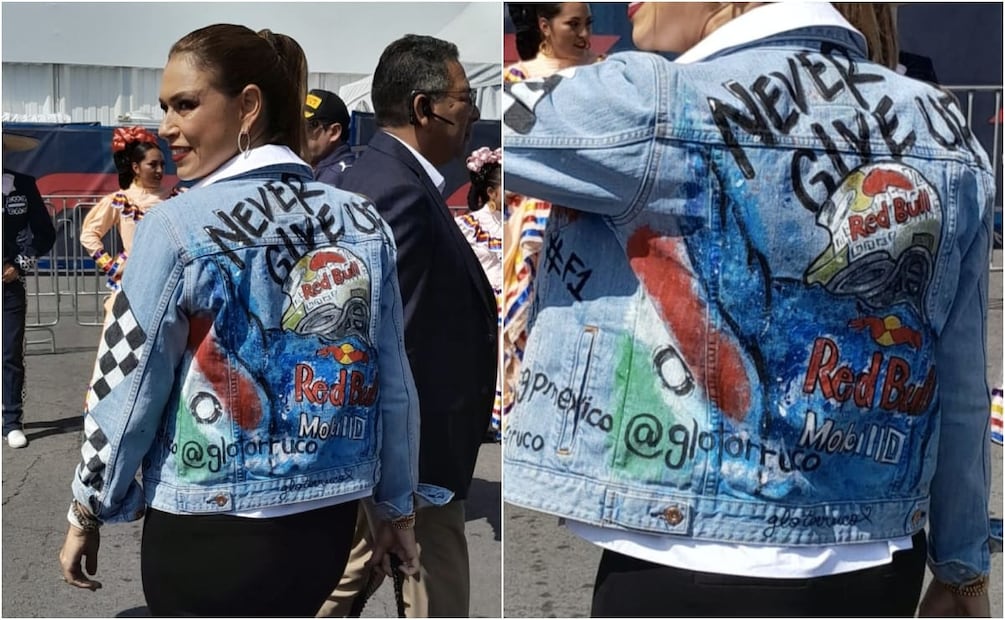La chaqueta personalizada de Gloria Torruco / Foto: Revista Clase