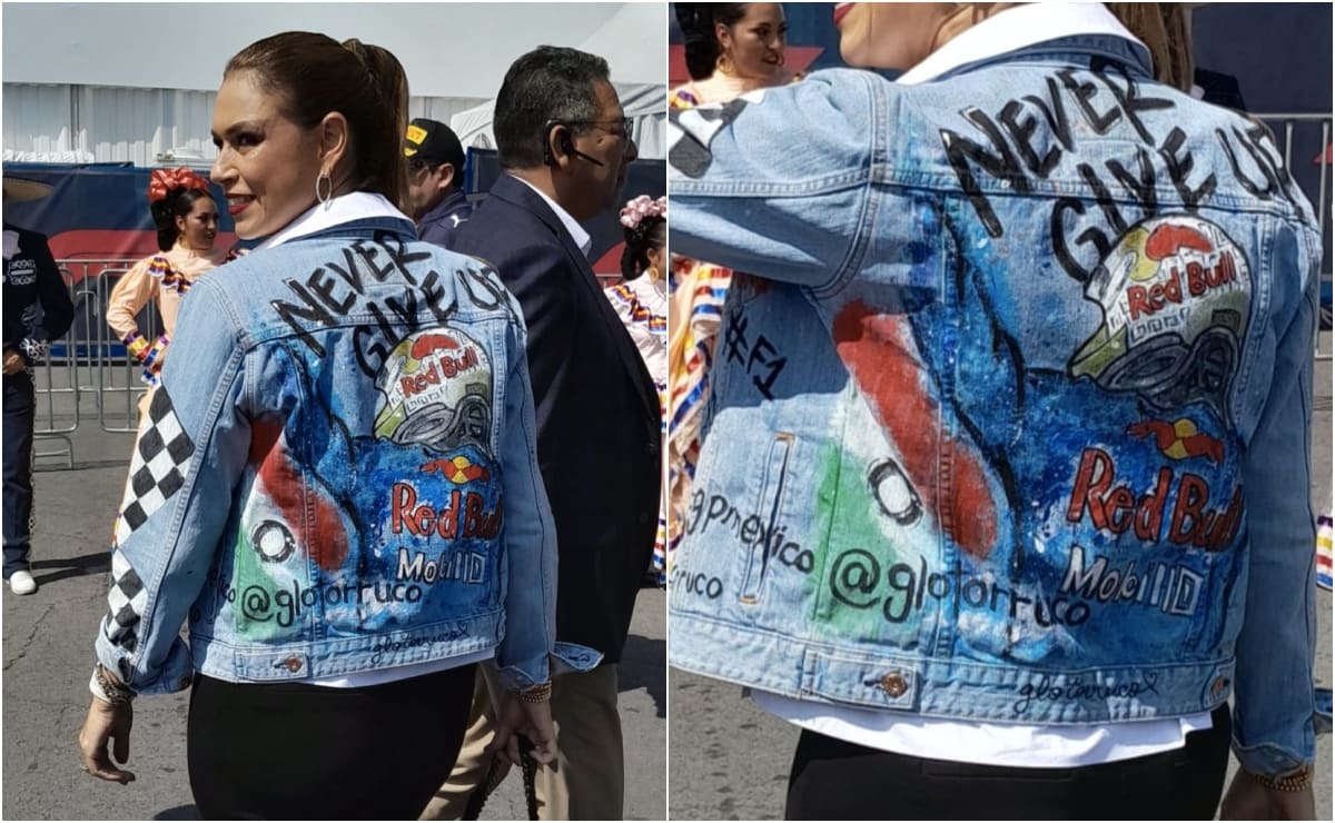 La chaqueta personalizada de Gloria Torruco / Foto: Revista Clase