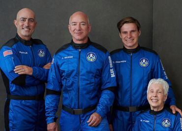 Jeff Bezos voló al espacio exterior en un viaje de 11 minutos