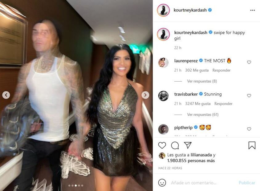 Kourtney Kardashian y Travis Barker ¿ya se casaron en Las Vegas?