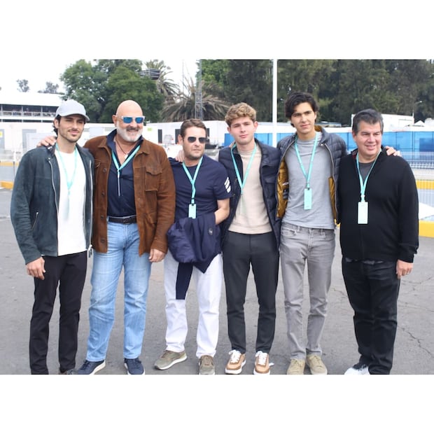 Michel Jr., Michel Kuri, Mauricio Sánchez, Mauricio Jr., Alejandro Rojas y Marco Martínez / Foto: Esteban Torreblanca