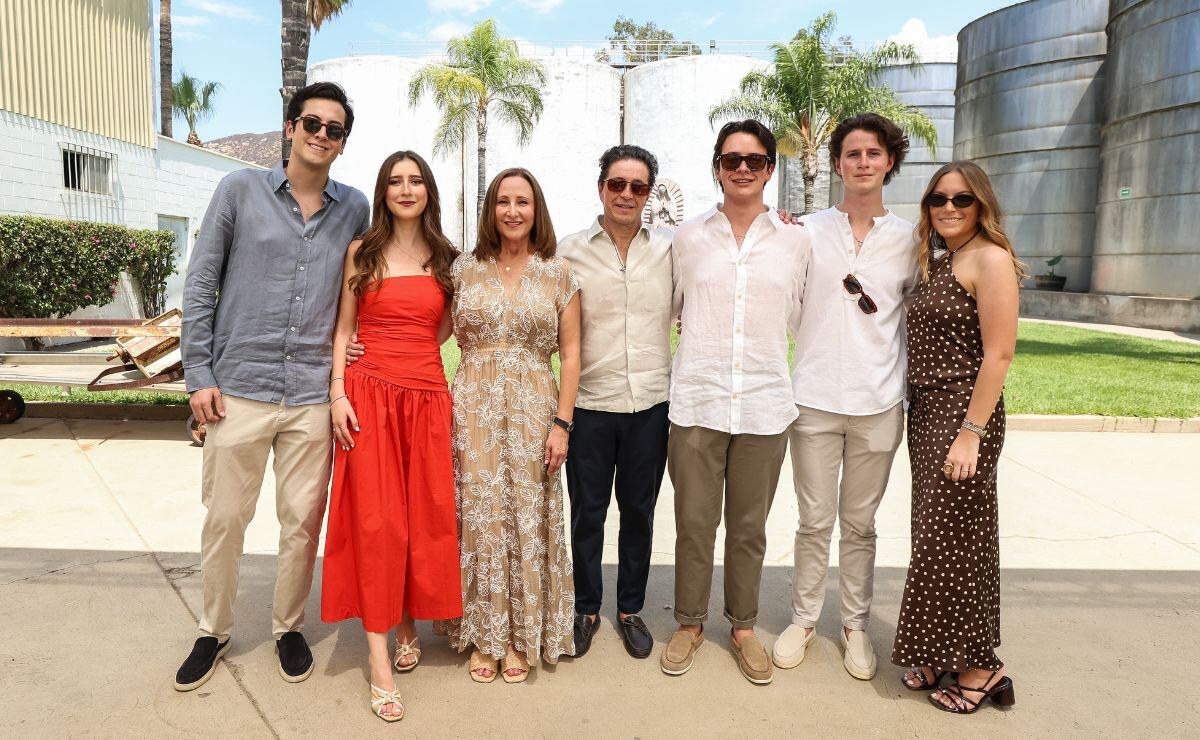 Juan Pablo Orraca, Daniella Argüelles, Angélica Cetto, Benjamín Argüelles, Santiago Argüelles Benjamín Argüelles y Fernanda Gómez. (Foto: Esteban Torreblanca)