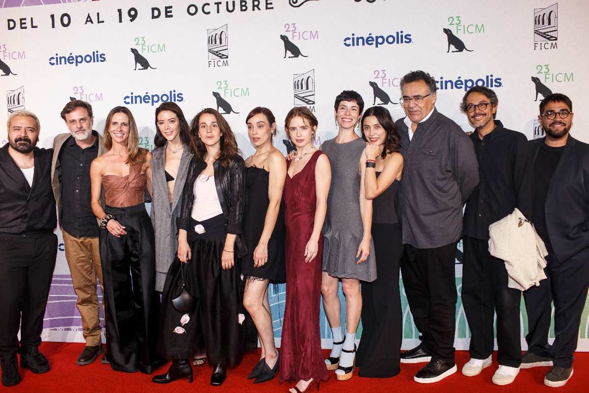 El elenco de 'Las Locuras', de Rodrigo García, en el FICM 2025 / Foto: Esteban Torreblanca