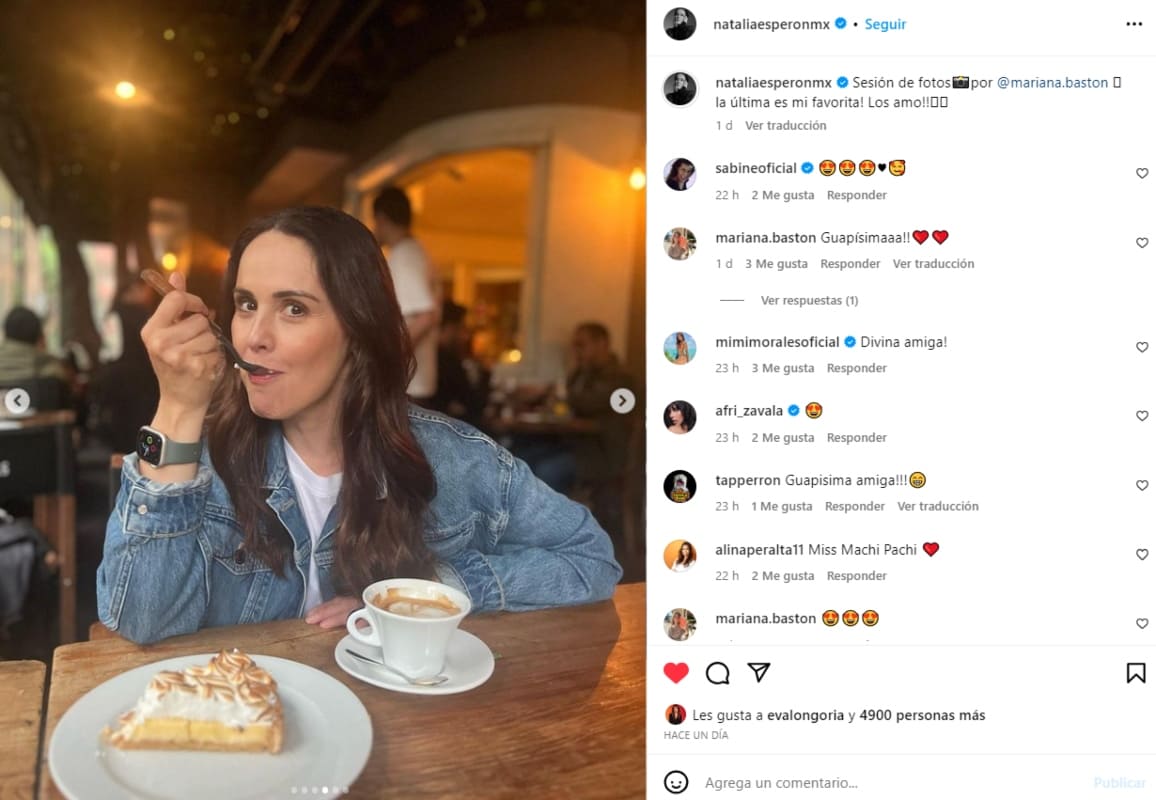 Instagram: @nataliaesperonmx