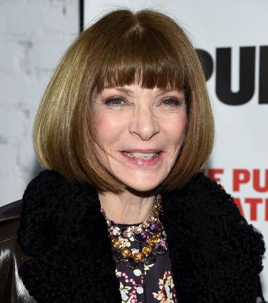 La escritora y directiva británica Anna Wintour, jefa editorial de la revista "Vogue" / AP