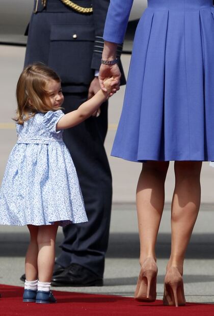 Kate Middleton y el príncipe William y su batalla para peinar a la princesa Charlotte
