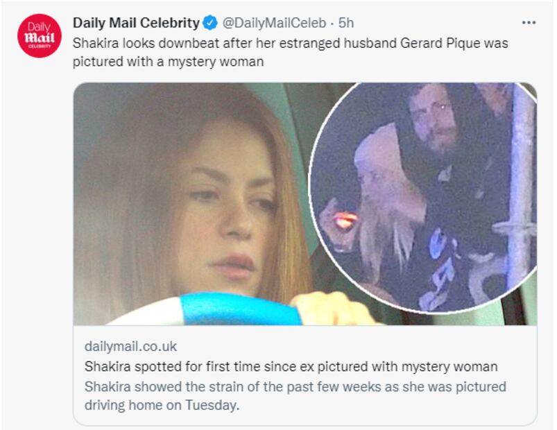 Shakira es captada con la mirada triste en medio de su separación de Gerard Piqué