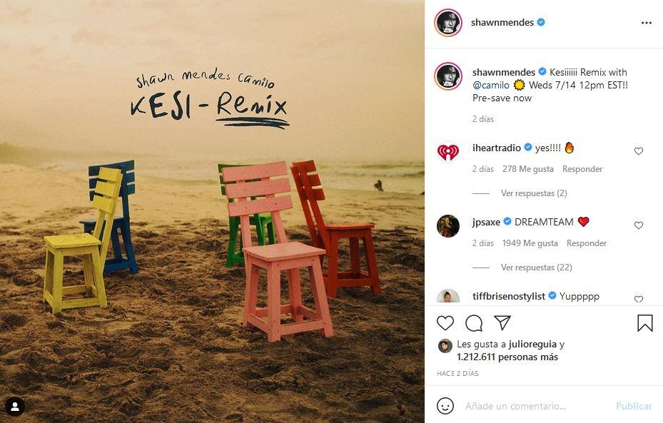 Camilo logró que Shawn Mendes cantara en español