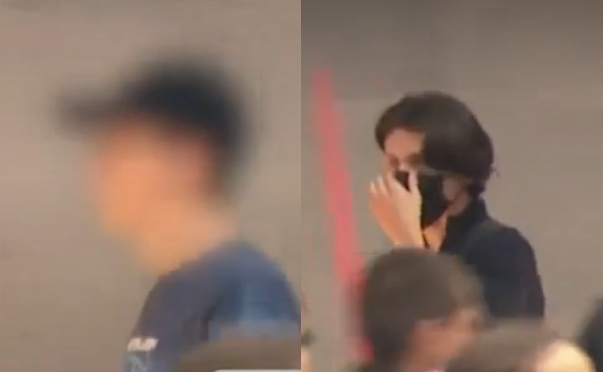 Miguel iba a compañado de su hermano Daniel / Fotos: Ventaneando