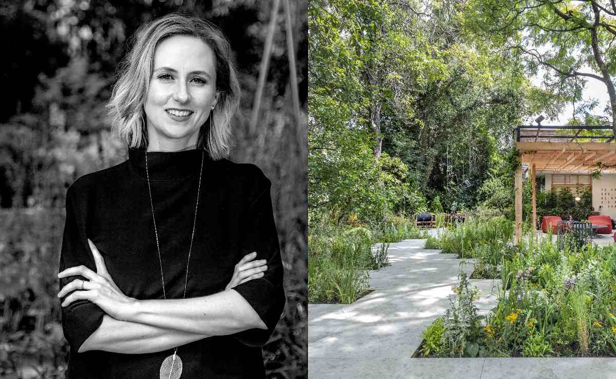 Fernanda Rionda crea un jardín 'natural' en plena CDMX
