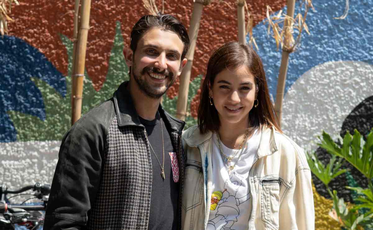 Emiliano Zurita y Ela Velden en la apertura de Juana Juana, en la Roma
