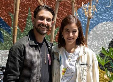 Emiliano Zurita y Ela Velden en la apertura de Juana Juana, en la Roma