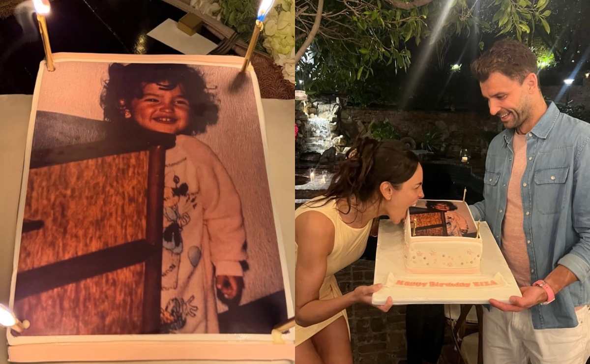 El pastel de cumpleaños de Eiza González / Fotos: Instagram