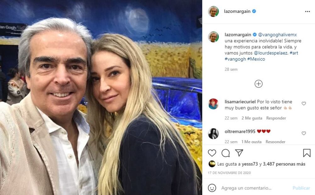 Lorenzo Lazo responde si llegaría al altar con su novia Lourdes Peláez