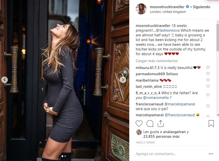 FOTO: Ya sabemos cuántas semanas tiene de embarazo Sarah Kohan, novia del “Chicharito” Hernández 