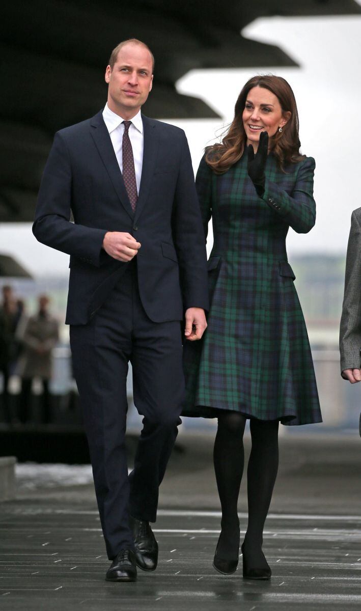 Kate Middleton utilizó unos aretes que fueron de Diana de Gales en su visita a Escocia