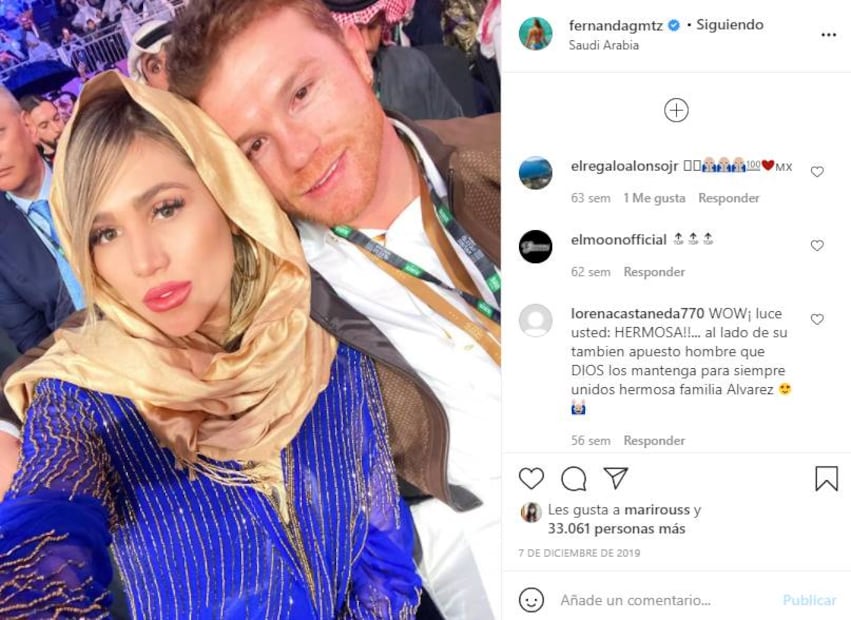 "Canelo" revela si se casará con Fernanda Gómez tras pelea con Saunders