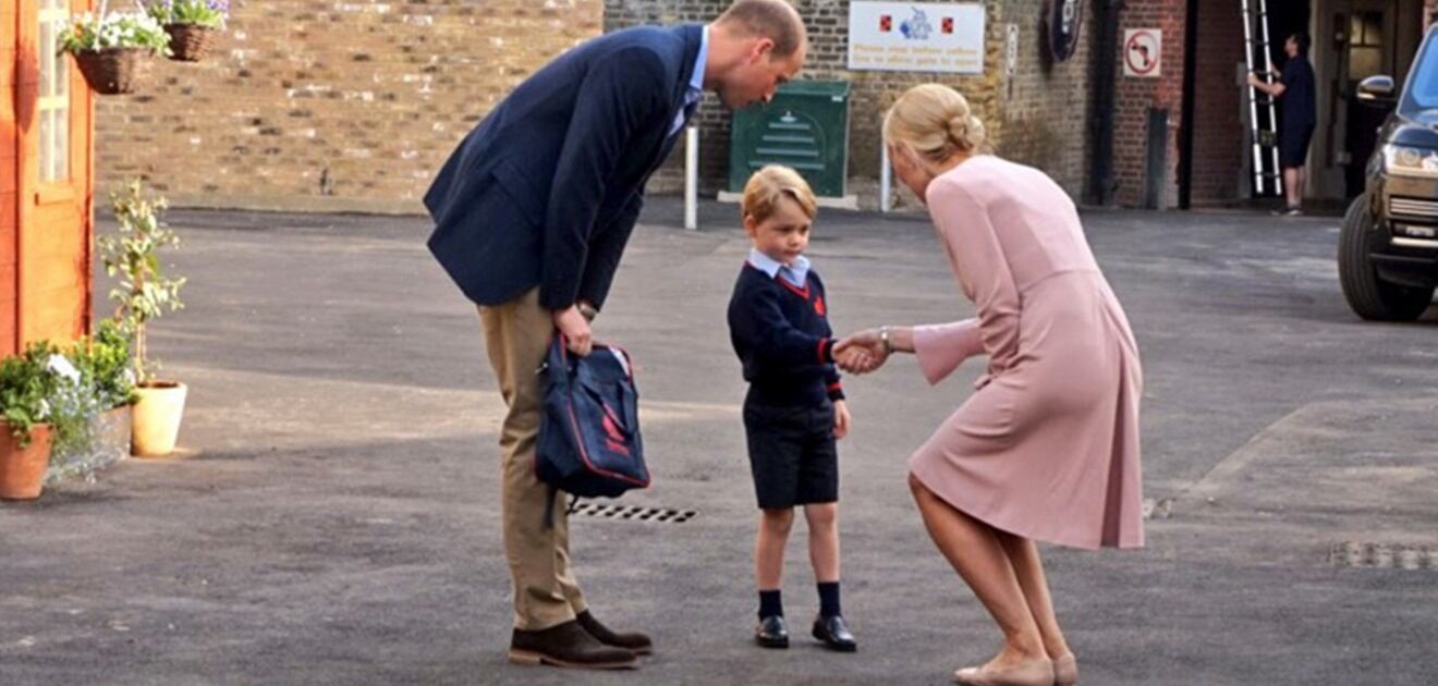 <p>Este jueves fue el primer día de colegio para el príncipe George. (Fotos: Instagram)</p>
