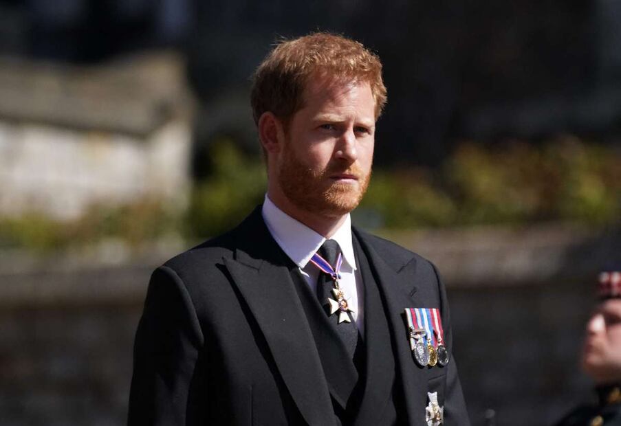 La soledad de Harry en el funeral del príncipe Felipe