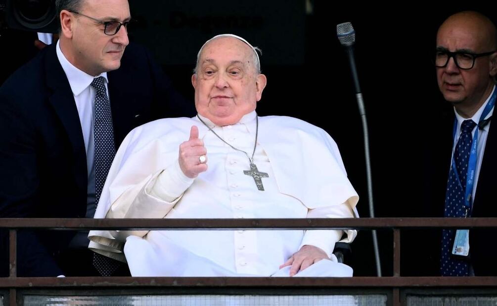 El Papa Francisco reapareció a finales de marzo después de máa de 30 días de hospitalización/ Foto: EFE