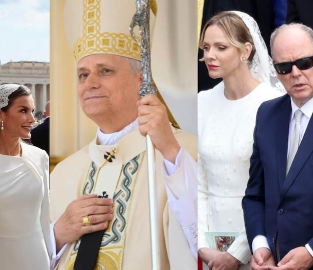 Papa León XIV: La realeza presente en el inicio de su pontificado