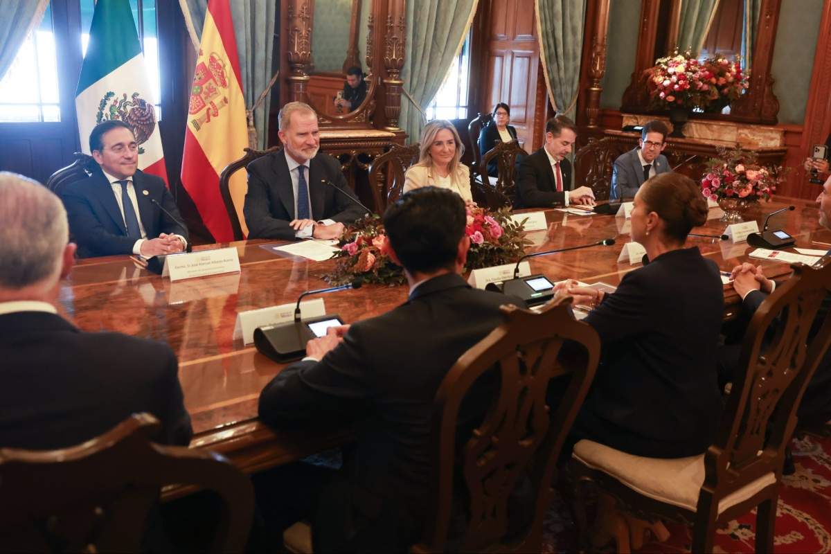 La presidenta de México, Claudia Sheinbaum, habló con el rey Felipe VI de España / Foto: EFE