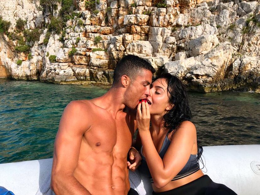 Las vacaciones de Cristiano Ronaldo en Grecia con su novia 