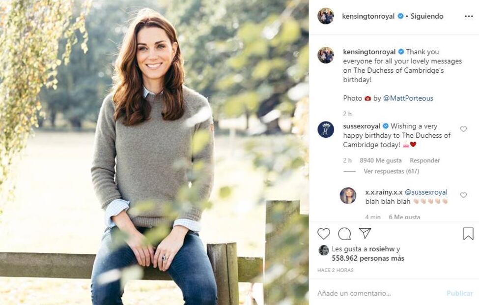 Meghan y Harry felicitan a Kate Middleton por su cumpleaños y desatan pleitos 
