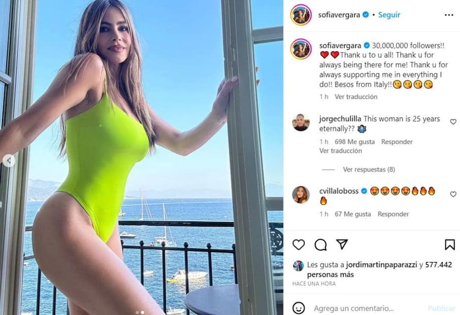Instagram: @sofiavergara