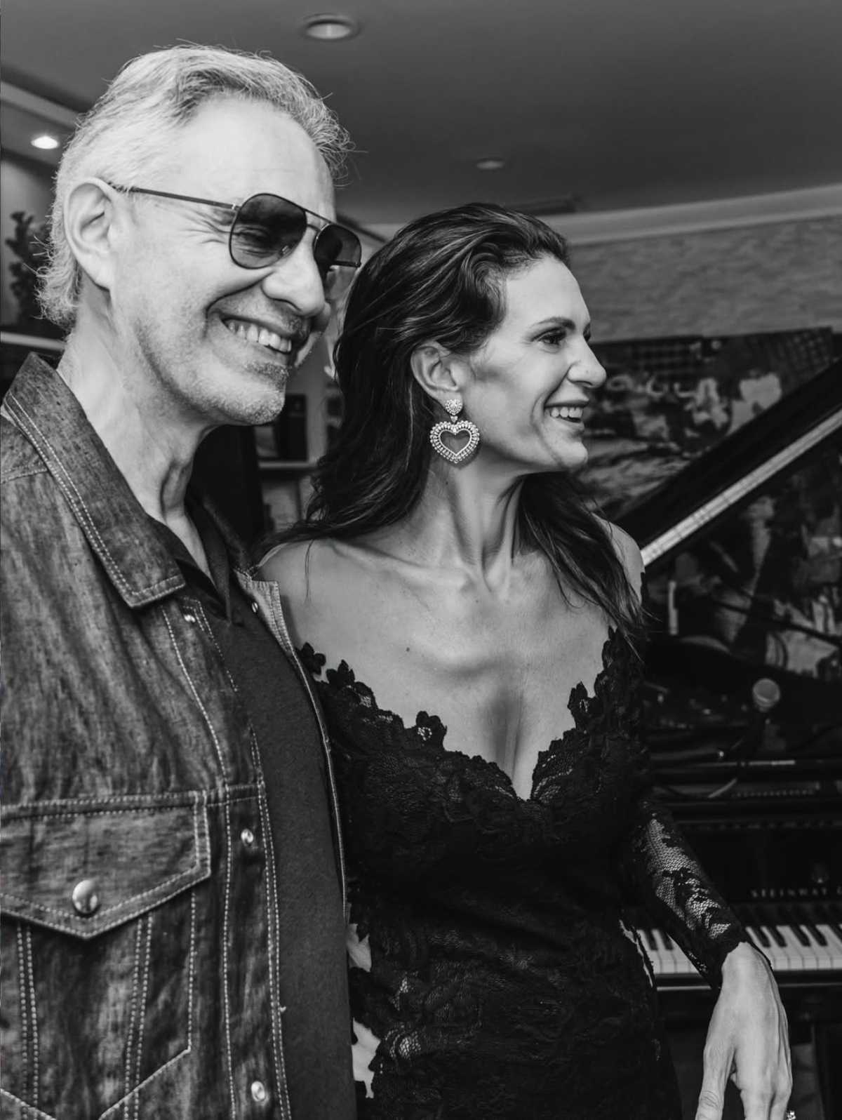 Andrea Bocelli y su esposa, Verónita Berti / Foto: Instagram @veronicabertioficial