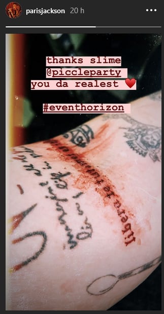 El significado de los 53 tatuajes de la hija de Michael Jackson