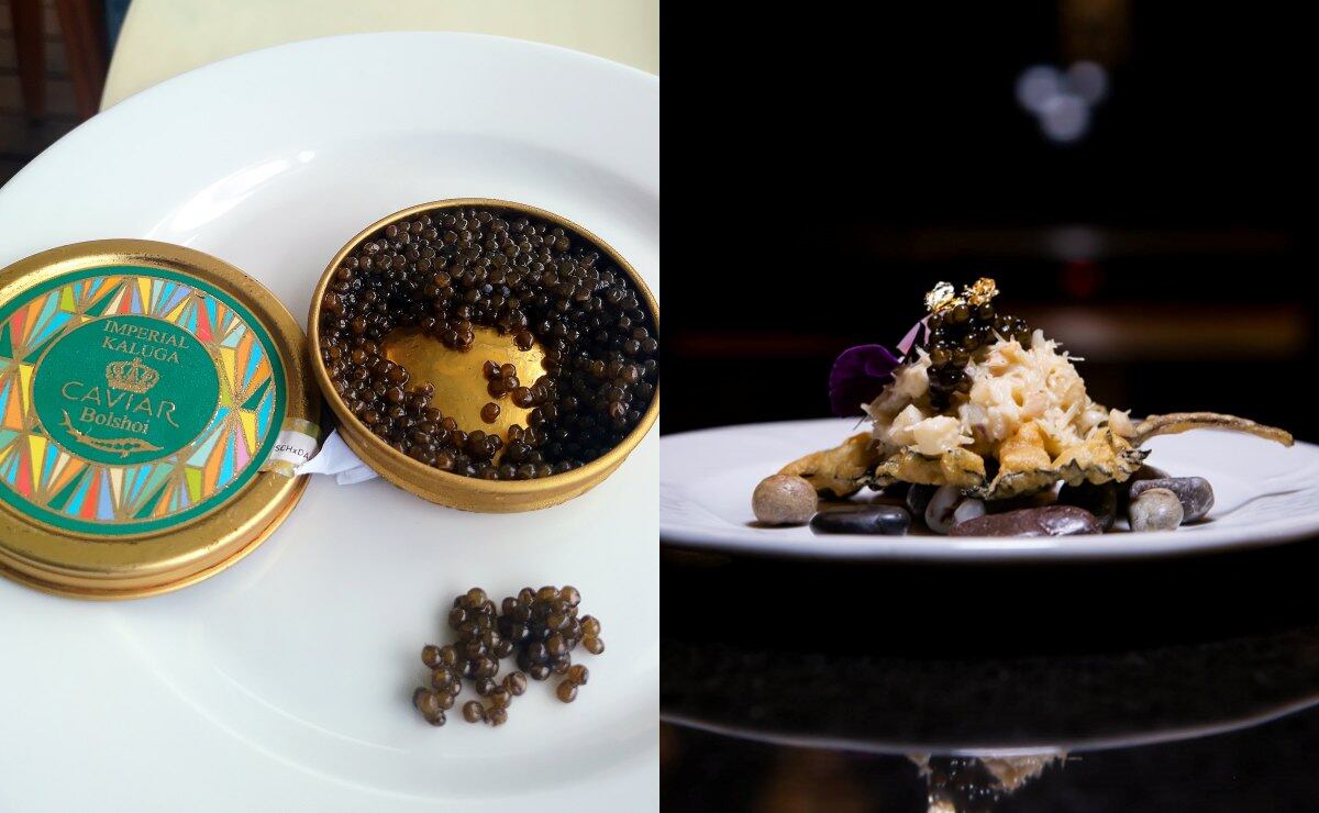 La estrella de la noche, el caviar. (Foto: Esteban Torreblanca)