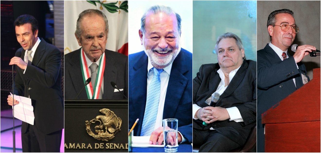 <p>Todos forman parte de la lista de Líderes Mexicanos ya que poseen compañías que tienen influencia internacional (Fotos: Archivo El Universal)</p>
