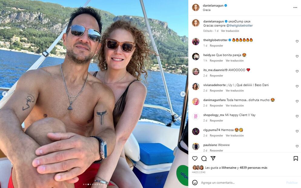 Hugo de la Barreda y Daniela Magún, juntos en sus fotos más románticas / Instagram