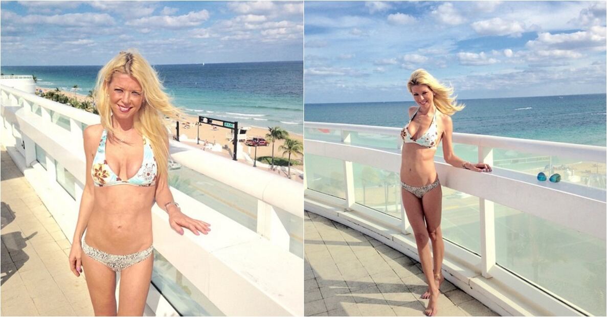 FOTOS: La delgada figura de Tara Reid en bikini