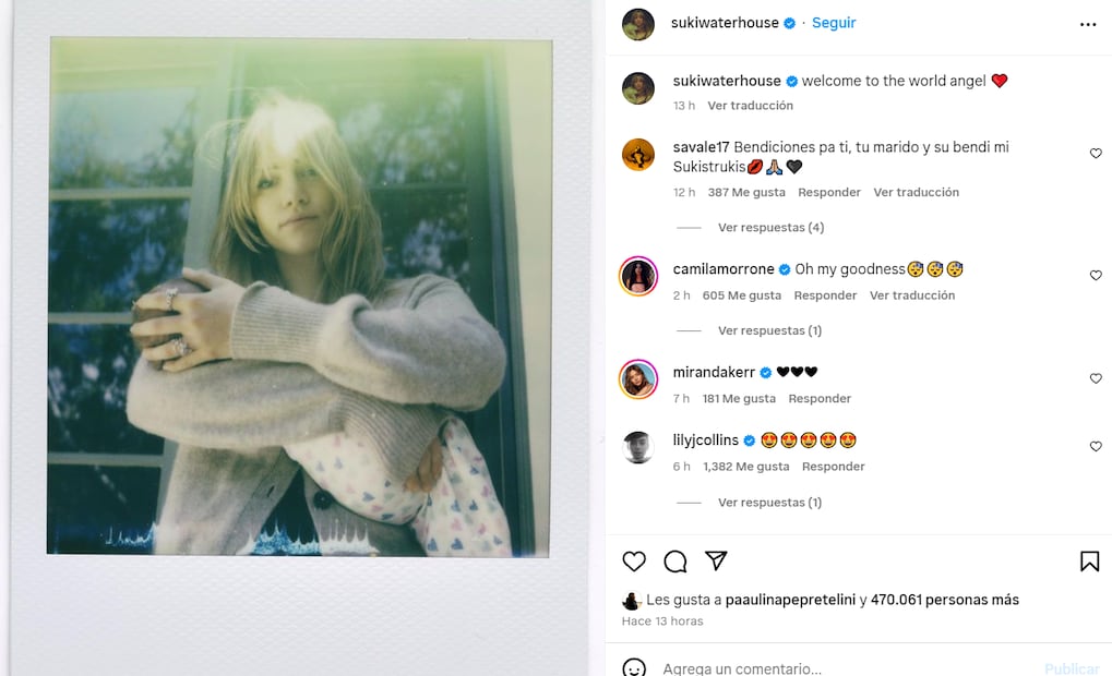 Suki Waterhouse/Instagram.