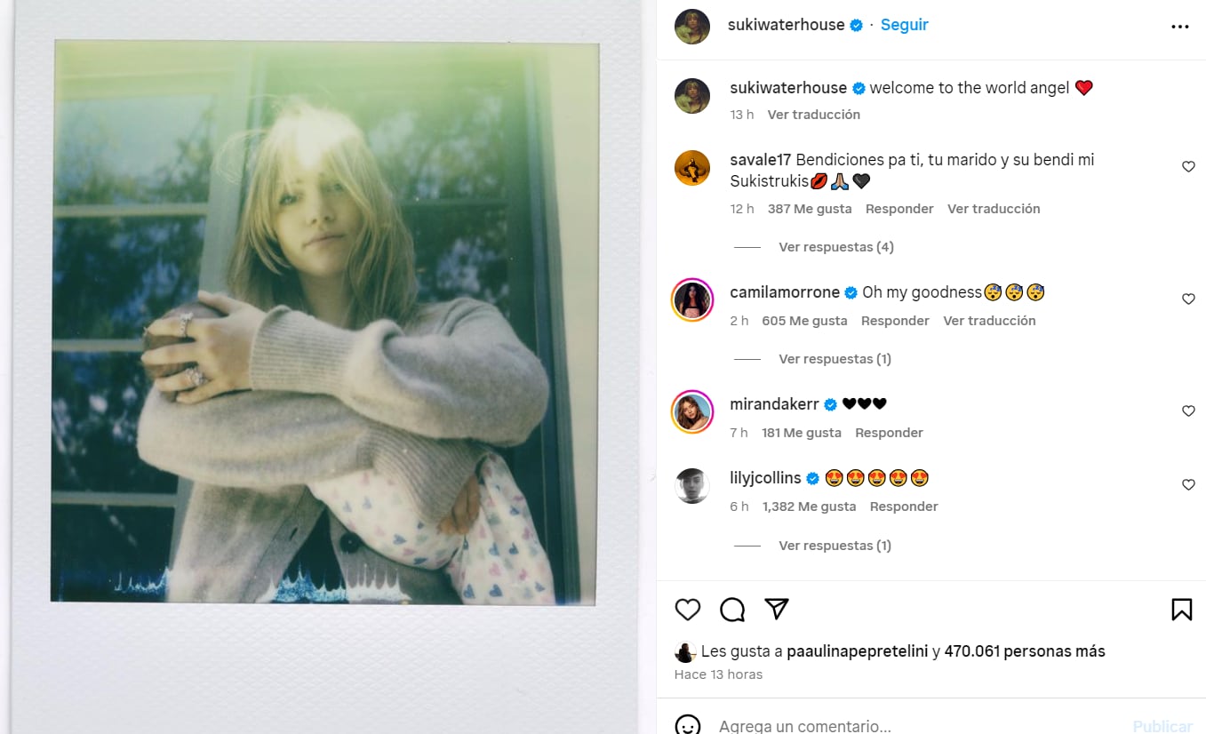 Suki Waterhouse/Instagram.