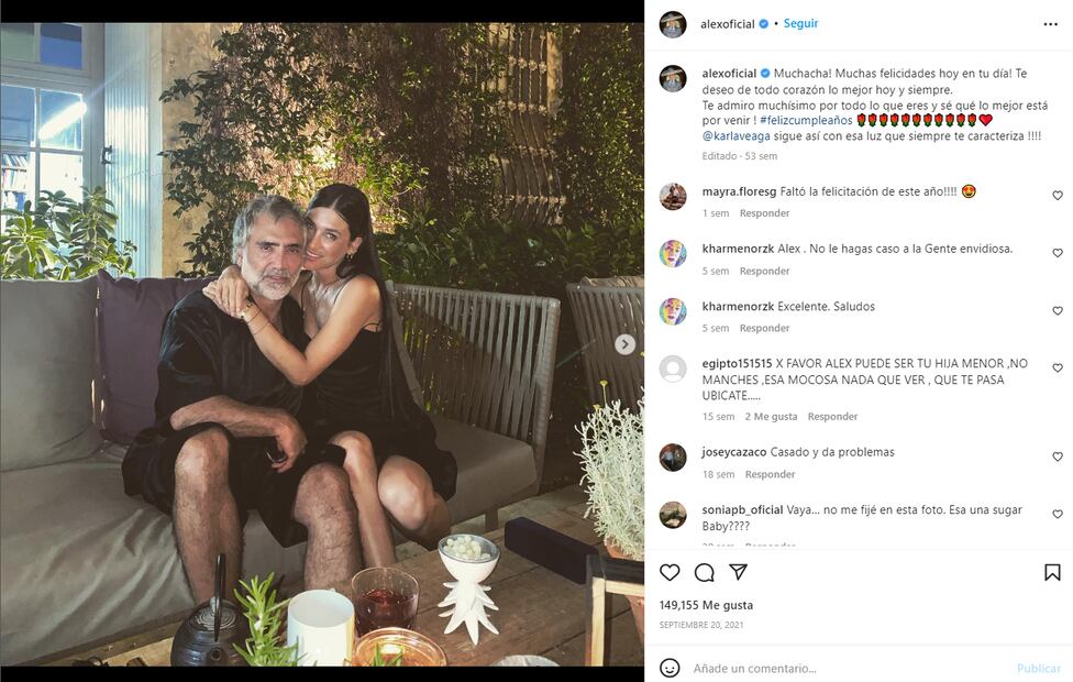 Alejandro Fernández "El Potrillo" y su novia Karla Laveaga celebran 12 años juntos