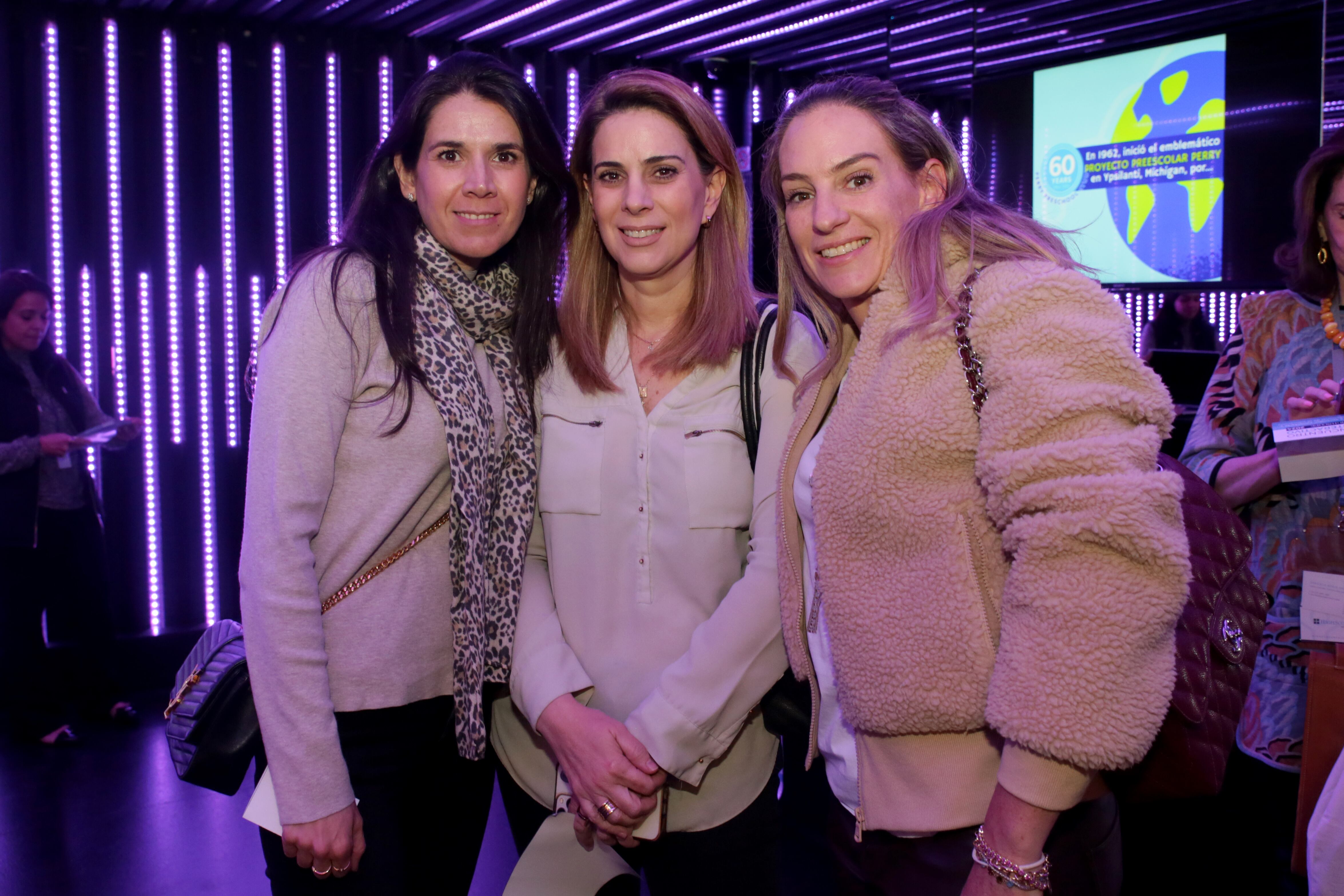 Loli Álvarez, Marisela Hurtado y Cris Vega. (Foto: Arturo Quintero)