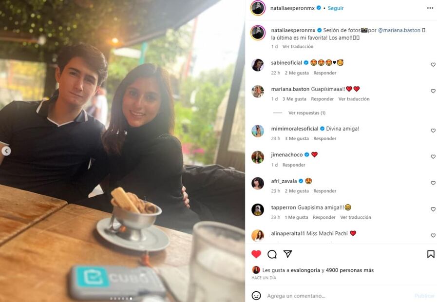 Instagram: @nataliaesperonmx