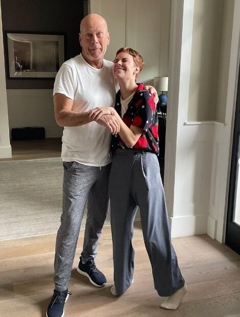 Bruce y Tallulah Willis/Instagram.