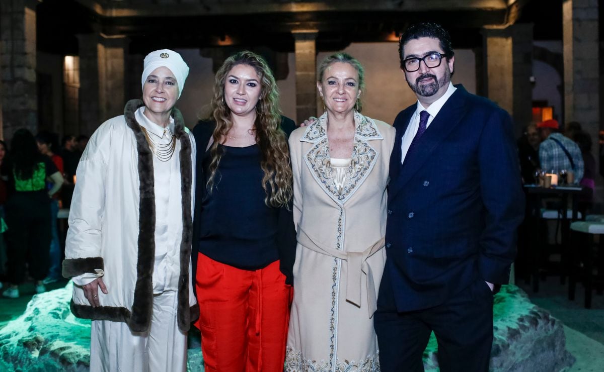 Paulina López-Portillo, Leonora Tovar López-Portillo, Carmen Beatriz López-Portillo y Rafael Tovar López-Portillo / Foto: Esteban Torreblanca