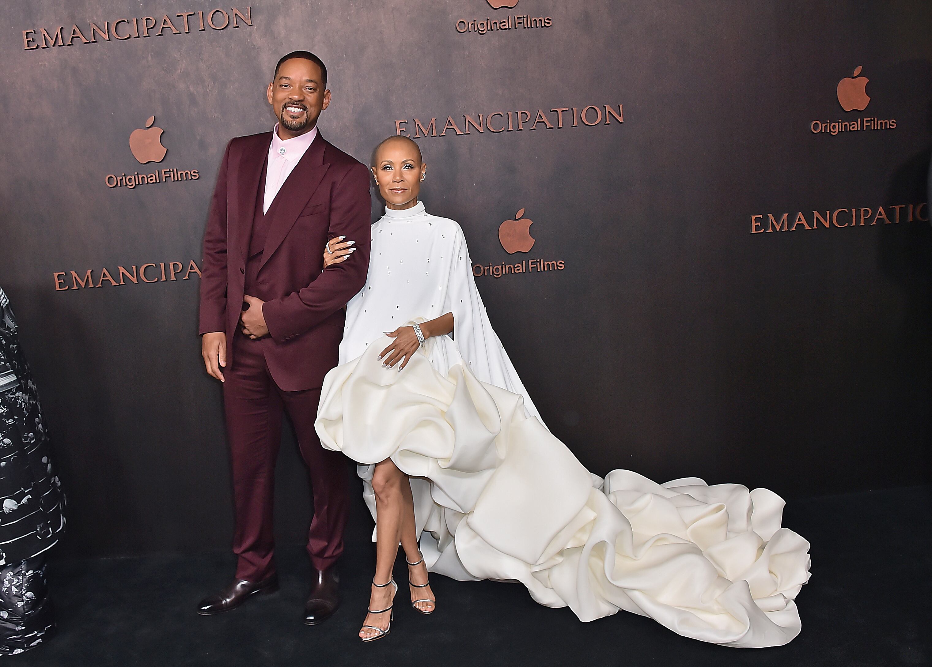 Will Smith y Jada Pinkett Smith/AFP y EFE.