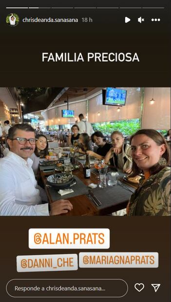 Mariagna Prats con su familia / Instagram
